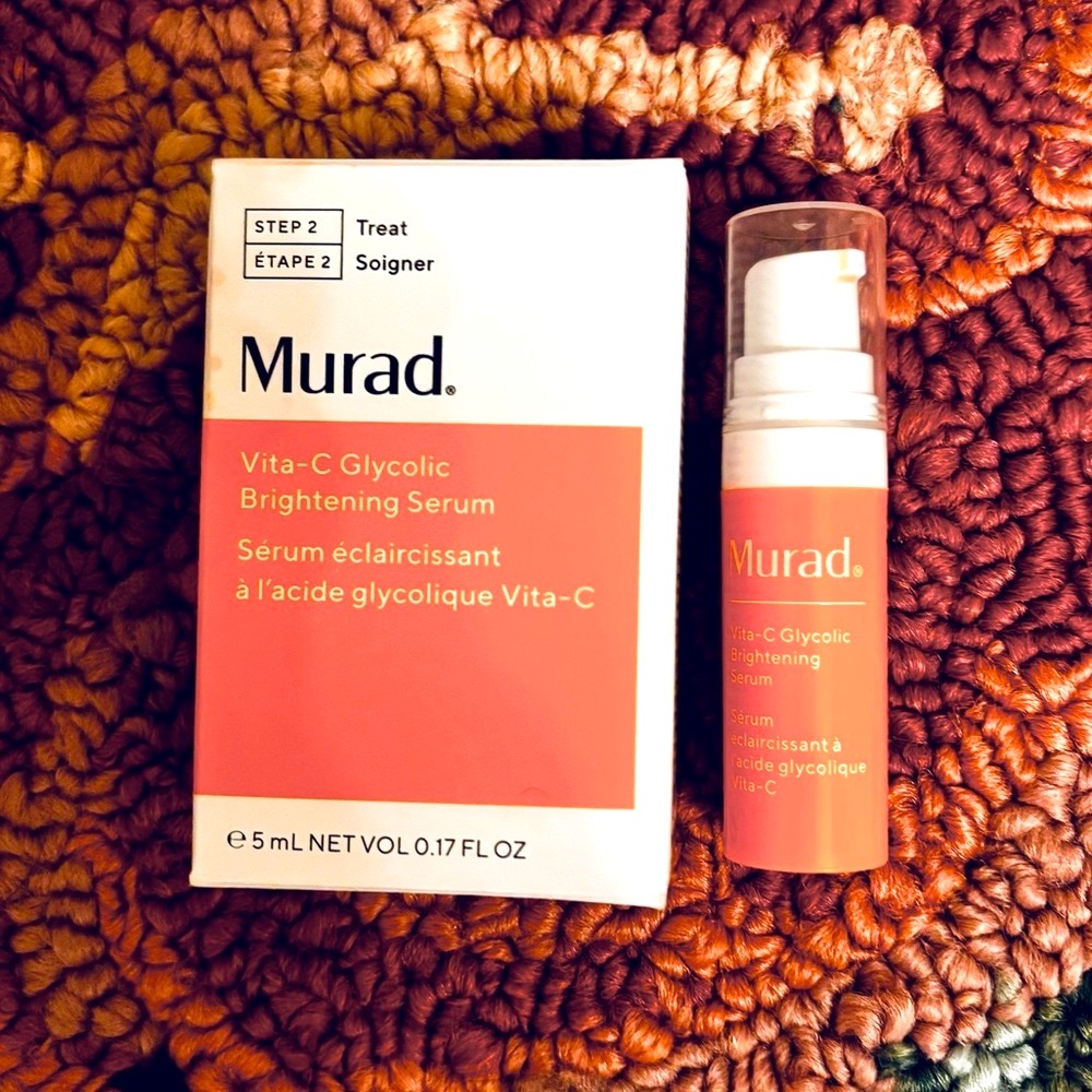 MURAD Vita-C Glycolic Brightening Serum Mini 0.17 Fl oz / 5 ml Brand New in Box!